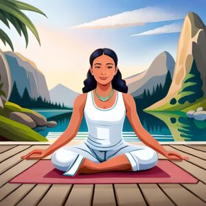 Mujer practicando yoga: Beneficios del yoga para el bienestar