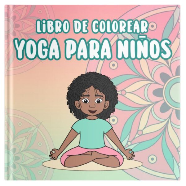 Colorear yoga para niños portada