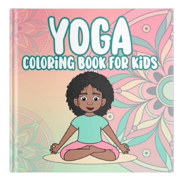 Yoga coloring book for kids