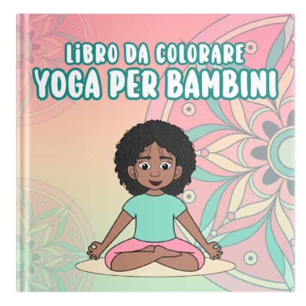 Libro da colorare yoga per bambini